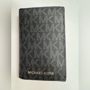 Michael Kors Black Textured Wallet